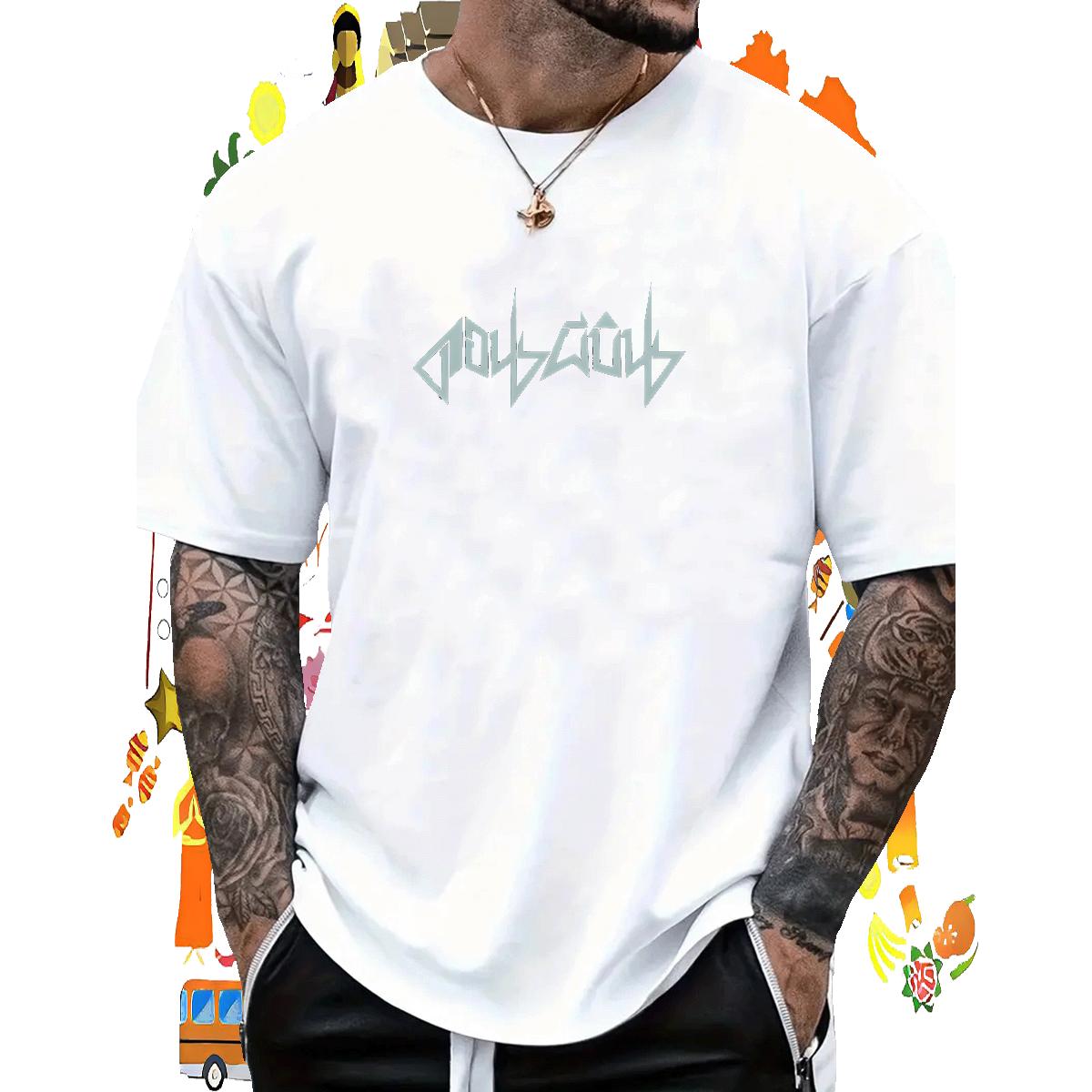 Classic Casual Mens T Shirts Oversized S-3XL Mens Tshirts Street wear Hip Hop Crew Neck Cotton Breathable Popular Polos