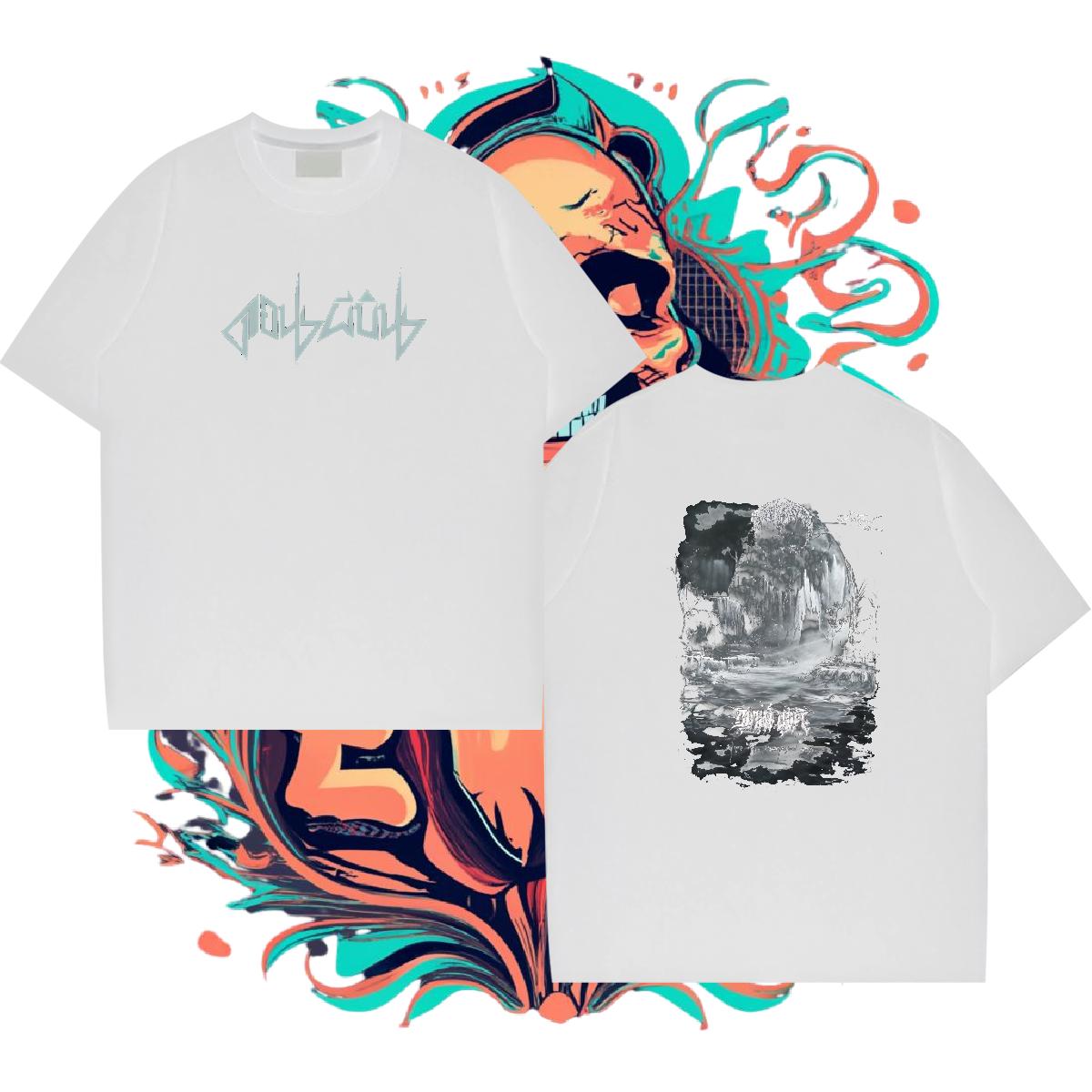 Classic T-Shirts DIY Printed Men Clothes T-Shirt Casual Beach Short sleeve Cotton Soft 5A Clothes