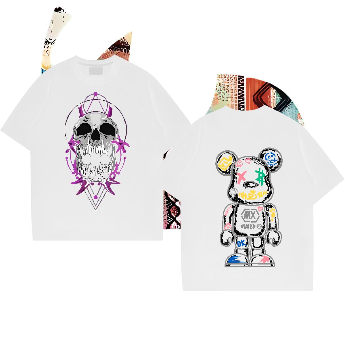 2024 Man T Shirts Custom Printing Men Tees Summer Casual Short sleeve Cotton Soft Wholesale Tees