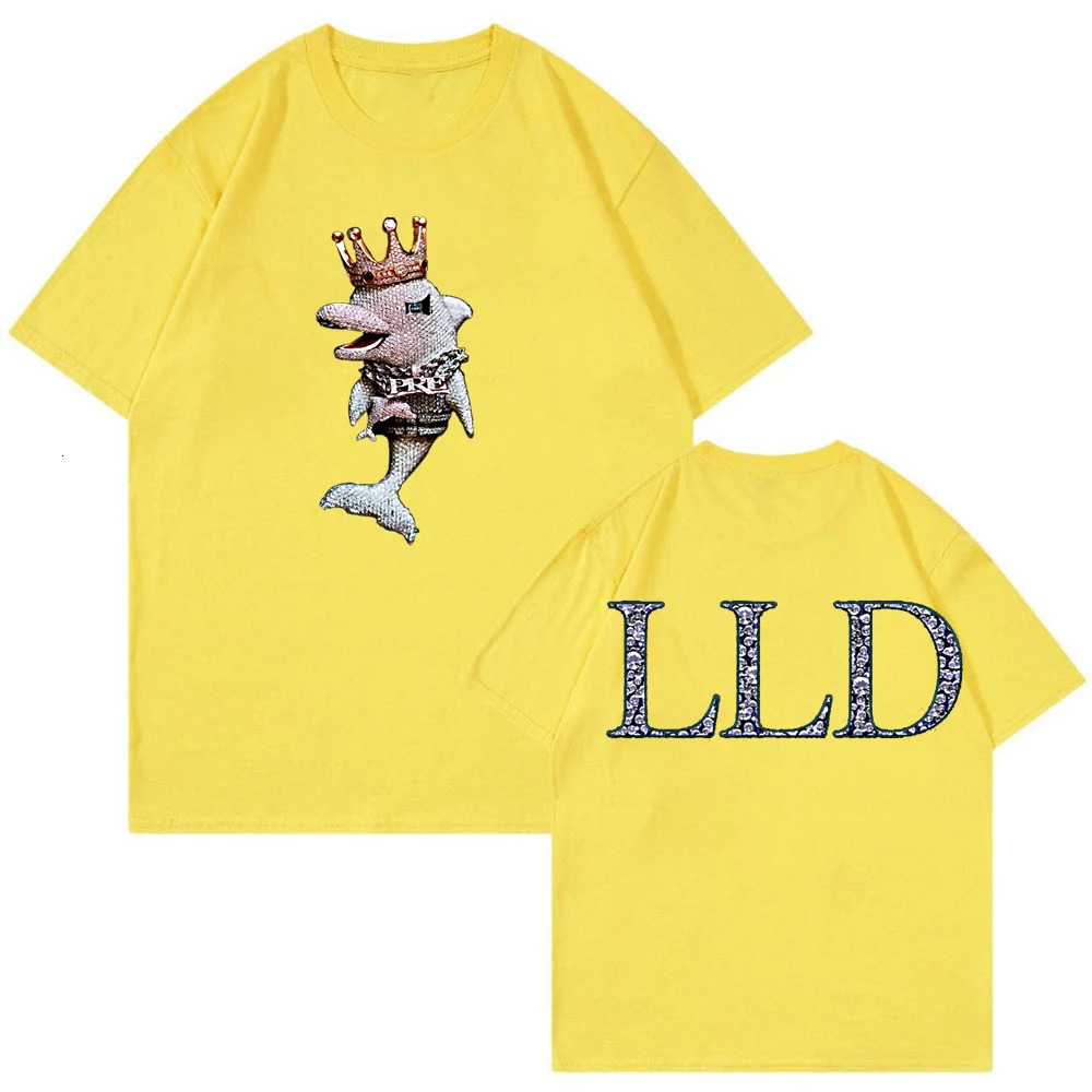 Young Dolph LLD Merch T-shirt Pop Singer Crewneck Short Sleeve Tee Women Men Streetwear Hip Hop Clothes 240530