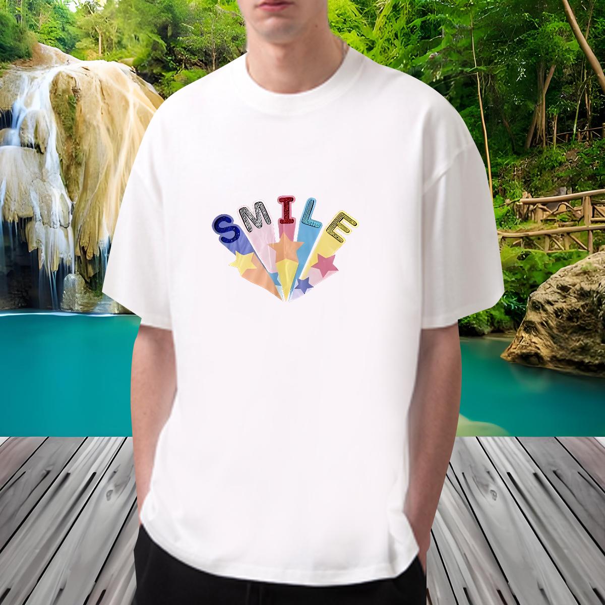 2024 Summer Man T Shirts DIY Couples T Shirts Sports Casual Breathable Short Sleeve Cool Tops Tees