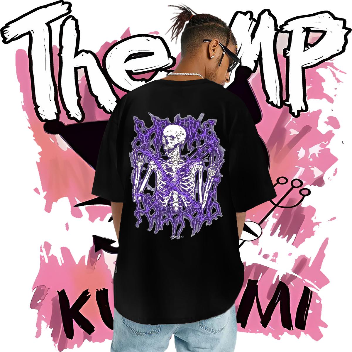 Brand T Shirt For Man Black Oversized Mens Tshirts Summer Casual O-Neck Short Sleeve Cotton Loose Tops Shirt