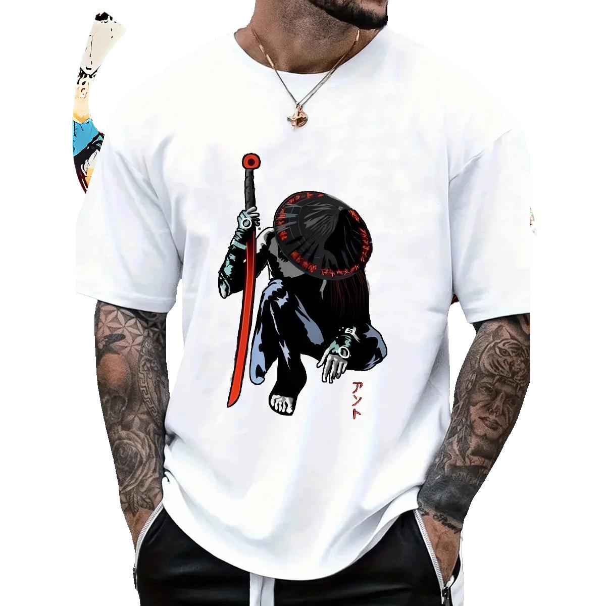 2024 Designer Man T Shirts DIY Printed Tshirts Casual Beach 180g Cotton Cool Design Wear