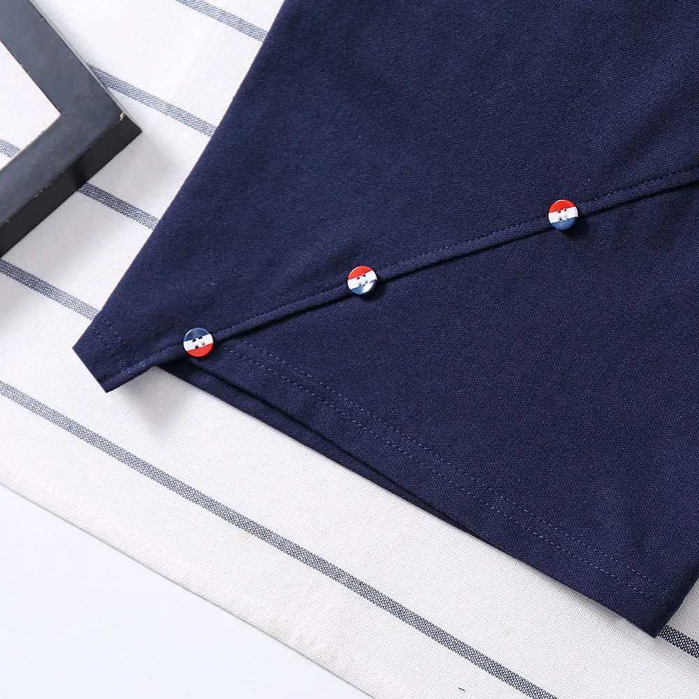 Polos Polos 2022 New Childrens Polo Shirt Solid Childrens Polo Shirt Korean Fashion Boys Designer Clothing School Uniform 2-14 Years WX5.29