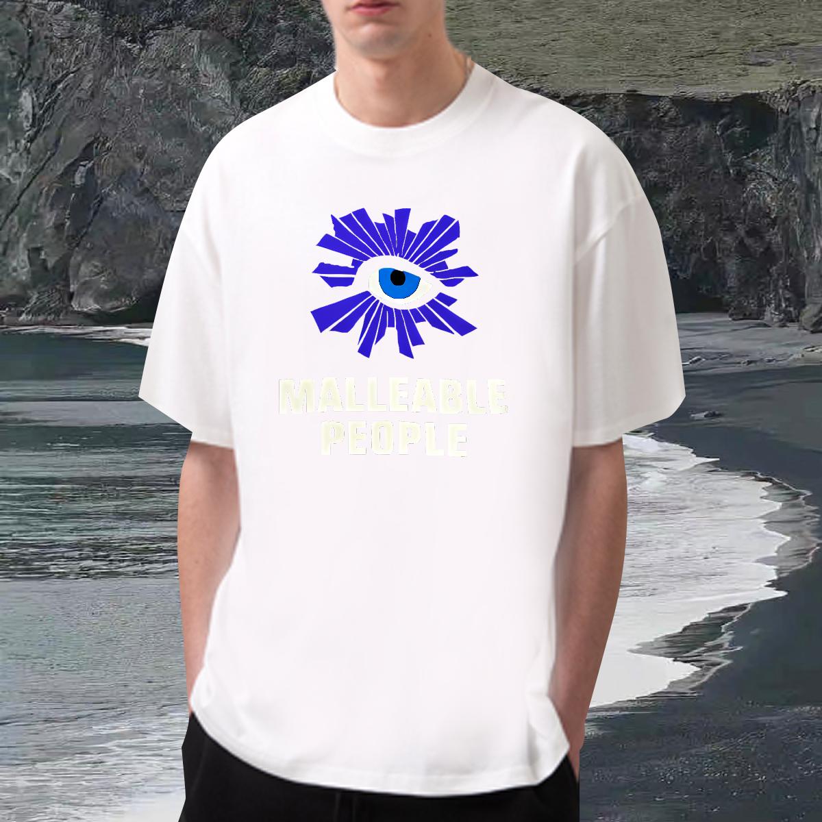 Classic T-Shirts Cartoon Printing S-3XL Mens Tshirts High Street Hip Hop Crew Neck Cotton Loose Tee Shirt