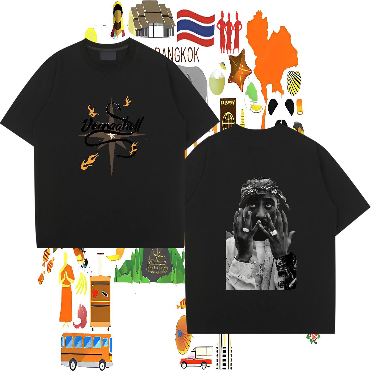 2024 New Man T Shirts White Plus Size Couples T Shirts Outdoor Cotton Breathable Brand Tees