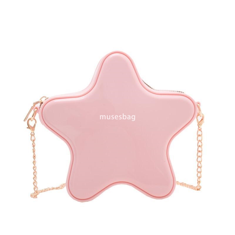 Star Bag Cute Cartoon Bag New Bag Women's Crossbody Bag Fashion Chain Bag Girl Heart Shoulder Bag Mini Small Bag Advanced Portable Bag