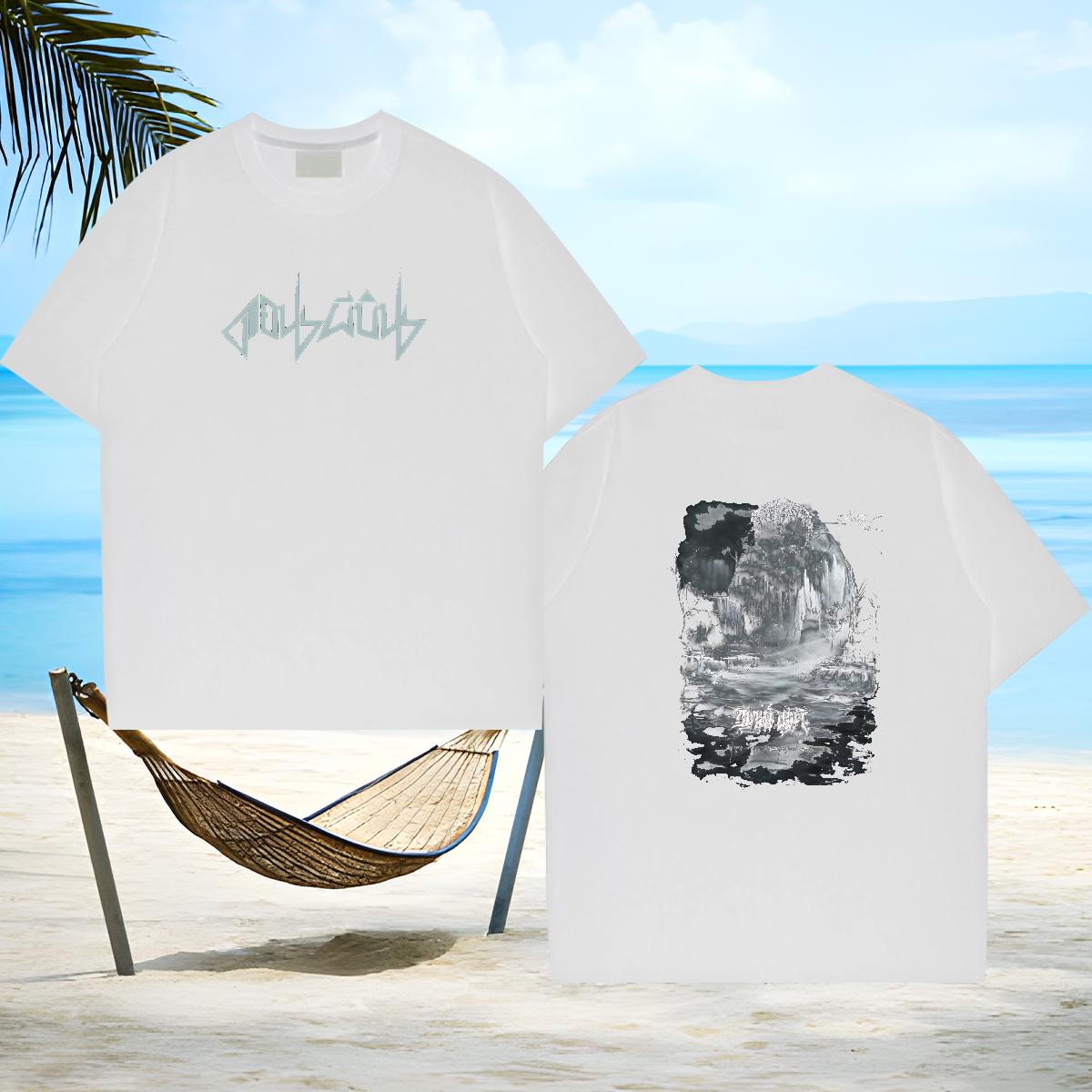 New Designer T Shirts Men Oversized S-3XL Tshirt for Man Woman Home Outdoor Crew Neck Cotton Breathable Loose Fit Tops