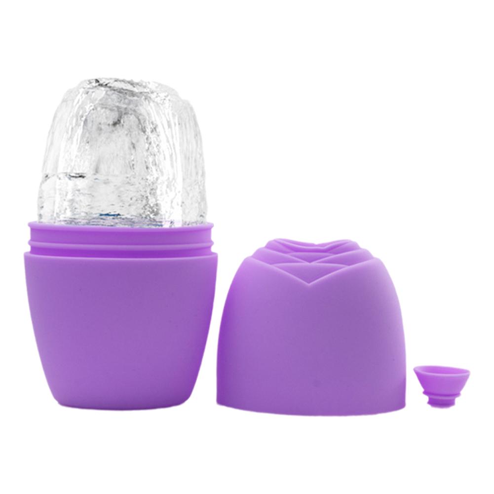 Face Ice Mold Massage Rose Shaped Silicone Ice Grid Ball Ice Beauty Lifting Soothing Massage Box Face Contouring Ice I0Y2