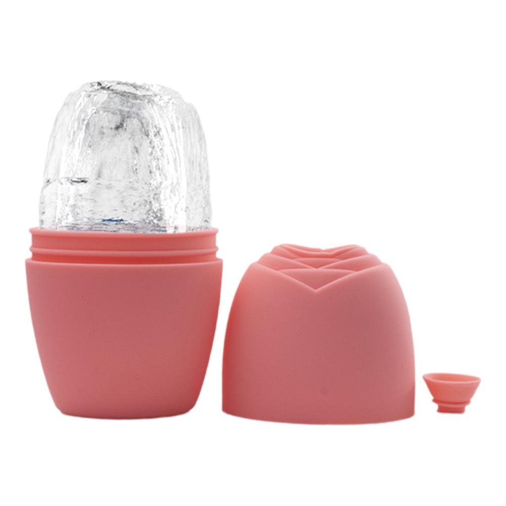 Face Ice Mold Massage Rose Shaped Silicone Ice Grid Ball Ice Beauty Lifting Soothing Massage Box Face Contouring Ice I0Y2