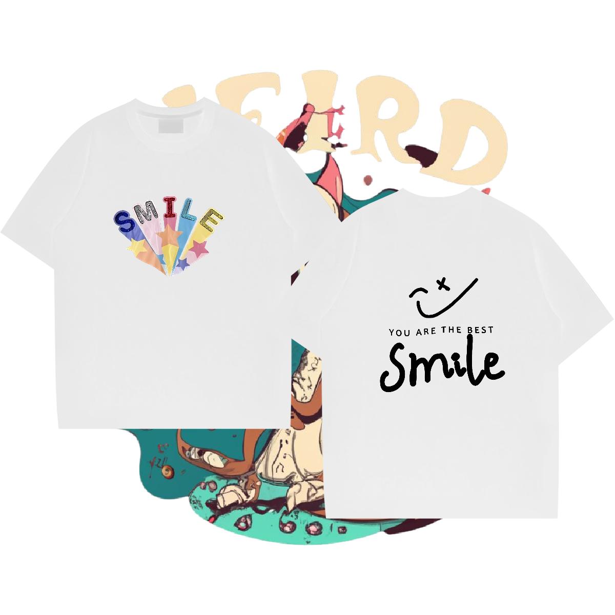 New Men T Shirts Custom Cartoon Couples T Shirts Sport Crew Neck Cotton Breathable Comfortable Wear