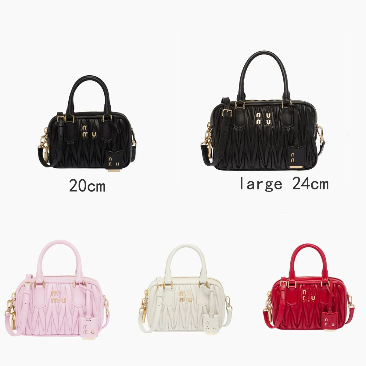 Women's Matelasse underarm hobo Crossbody bags Luxury shoulder bag Leather tote Designer purses small handbags