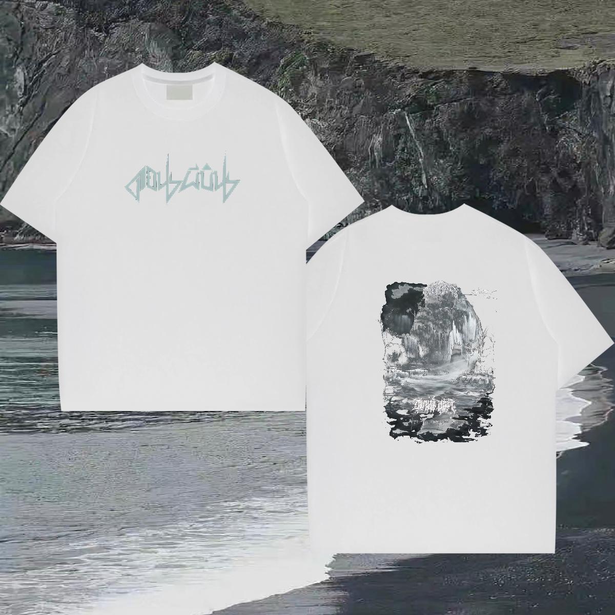 Fashion New T-Shirts for Men Customized Print Mens Tshirts Casual Daily Wear Crew Neck Cotton Popular Clothings