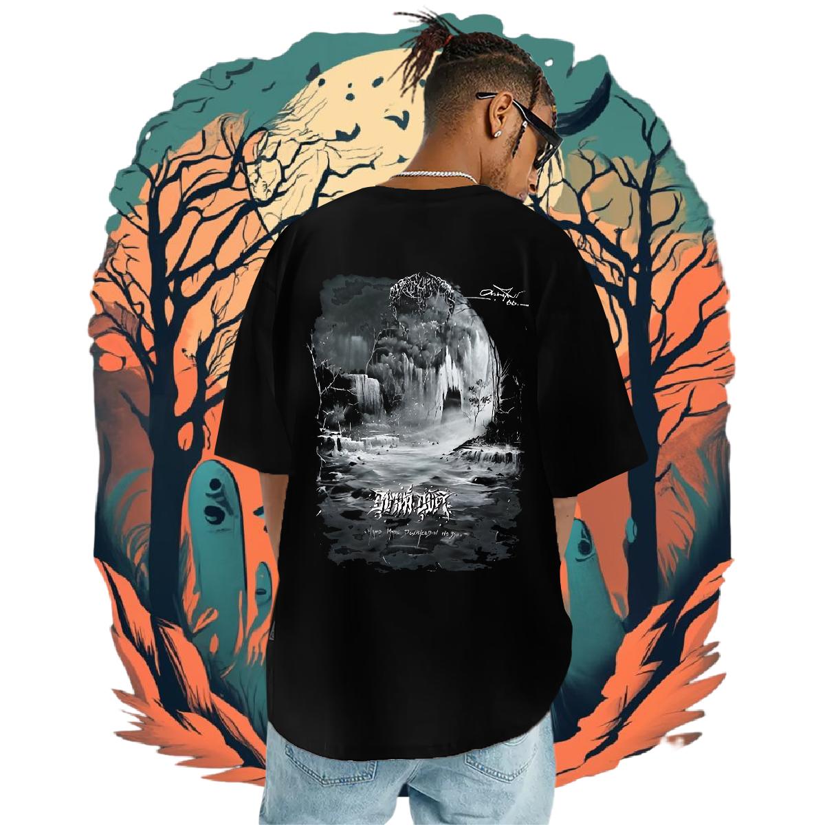 2024 Men T Shirts Oversized S-3XL Men Tops Tees Beach Round Neck Short Sleeve Unisex Clothings