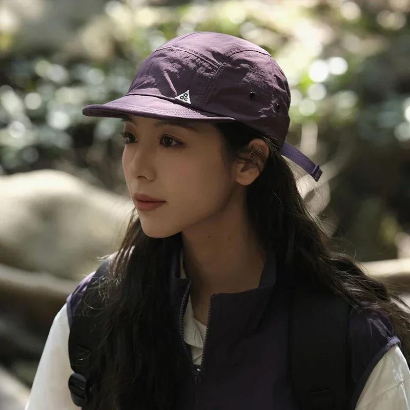 Large Size slim face Baseball Cap Quickdry Sunscreen Womens Japanese Short Brim Hat Street Soft Summer Sun 240530