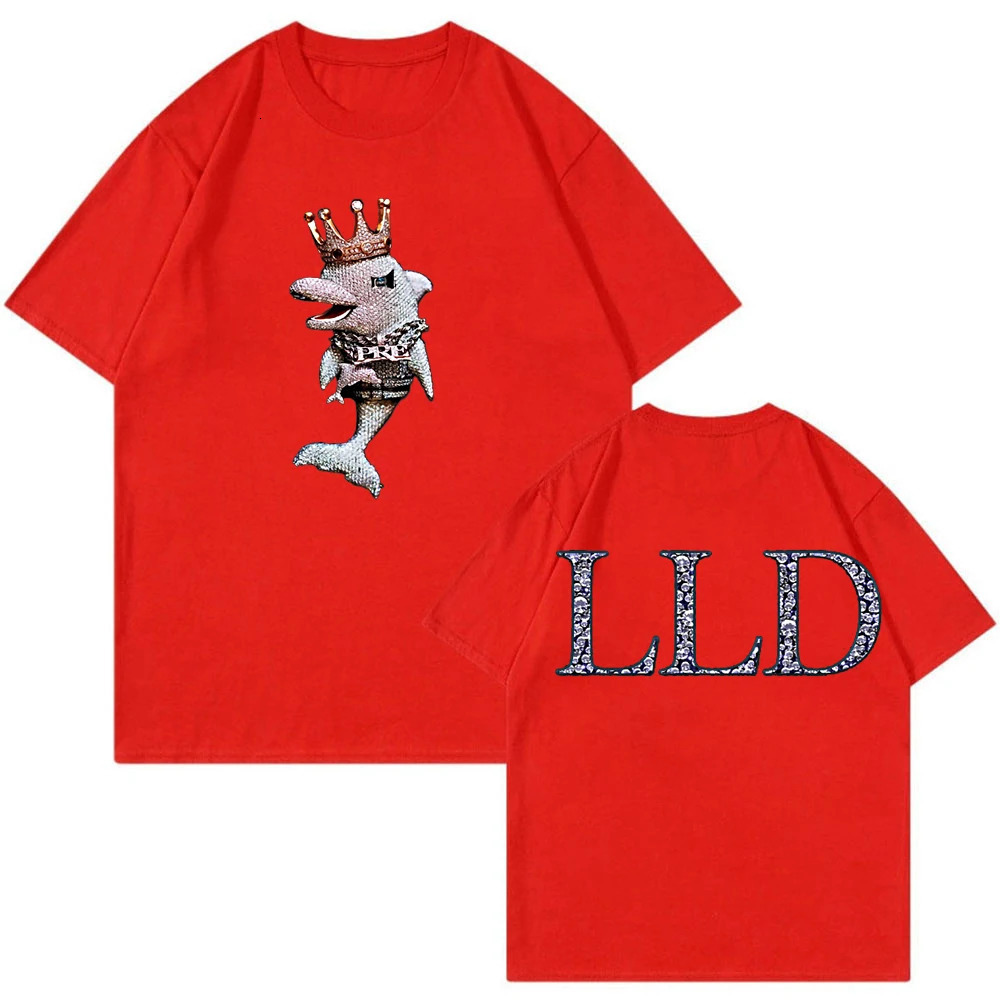 Young Dolph LLD Merch T-shirt Pop Singer Crewneck Short Sleeve Tee Women Men Streetwear Hip Hop Clothes 240530