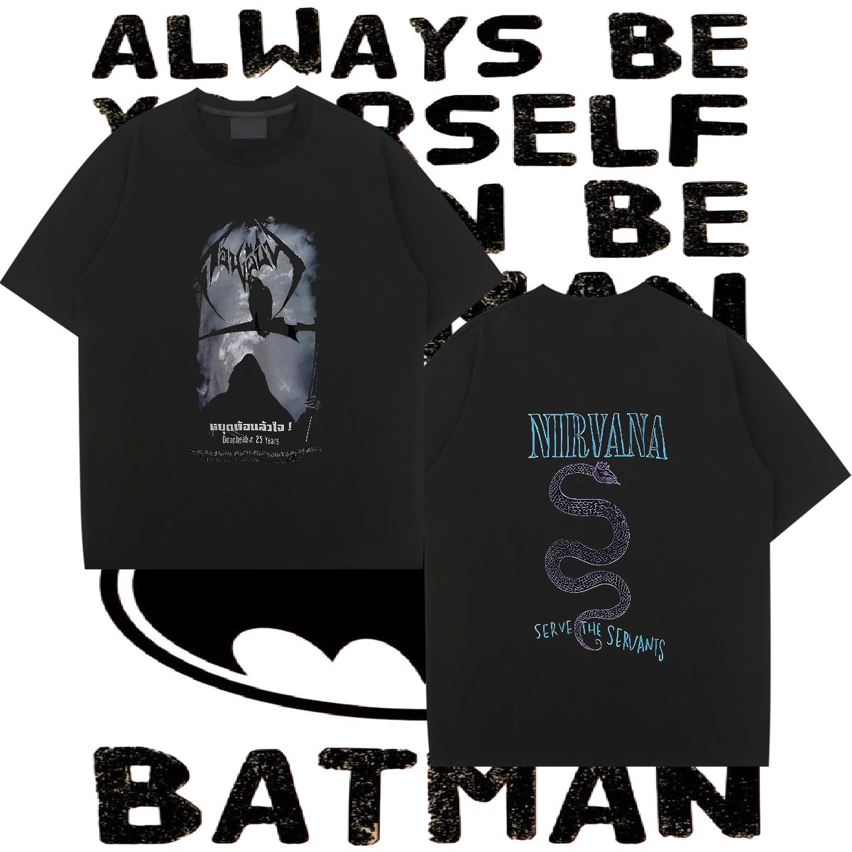 2024 T Shirt For Man Black White Tshirt for Man Woman Street wear Hip Hop Breathable Crew Neck Comfortable Tops