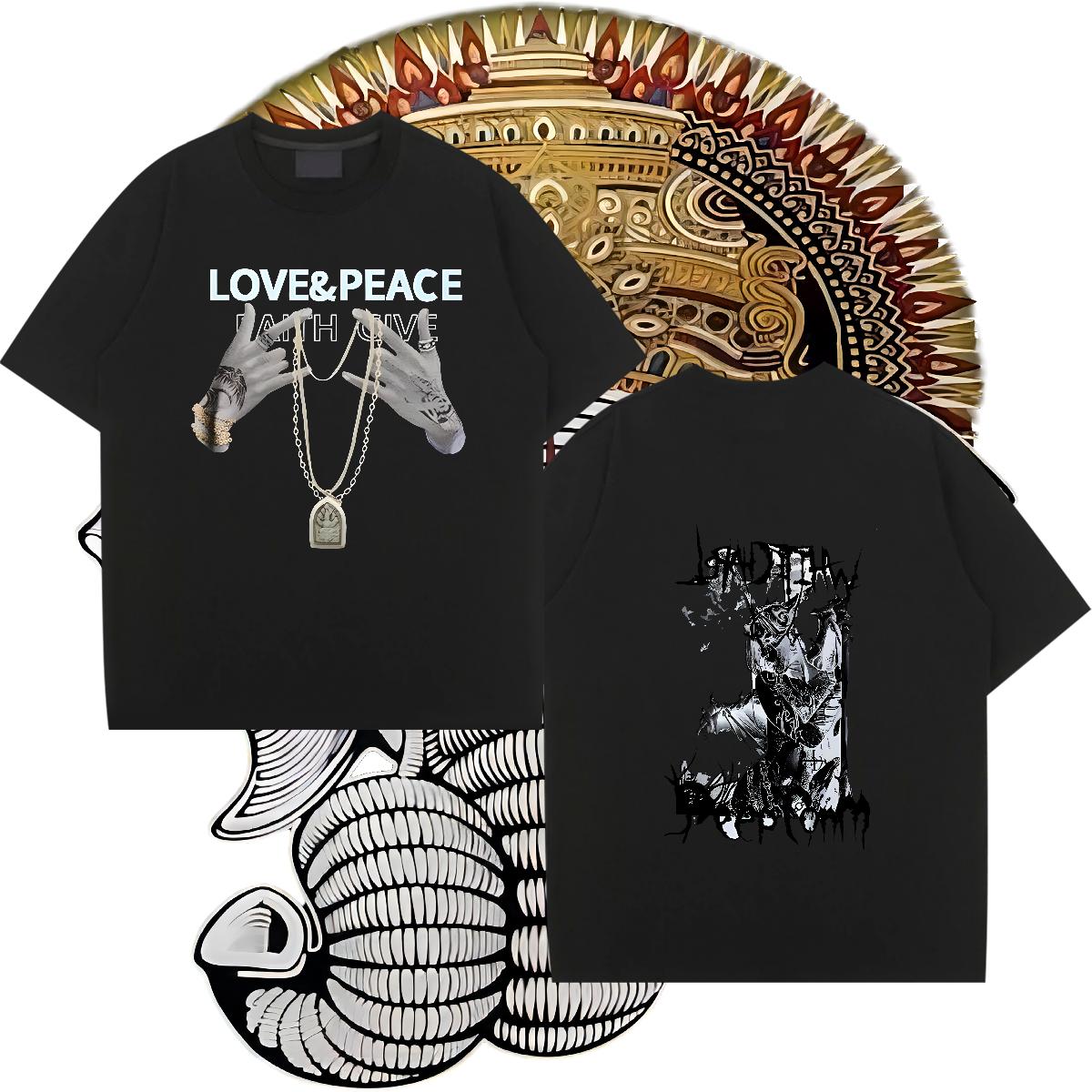 Fashion T Shirts Men Graphic Men Tshirts Daily Wear Round Neck Short Sleeve 5A Wear