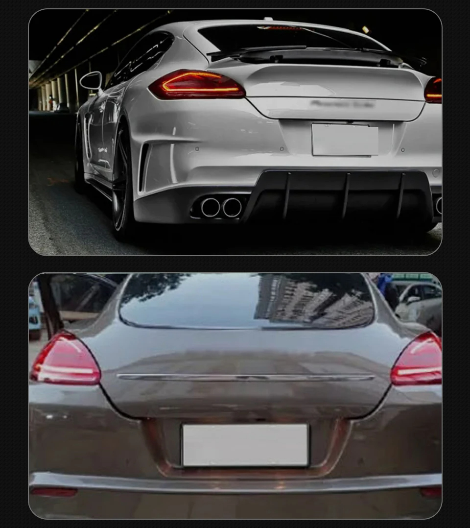 Taillight Upgrade for Porsche Panamera 970 2010-2013 971 Rear LED DRL Dynamic Turn Signal Lamp Brake Reverse Fog Light