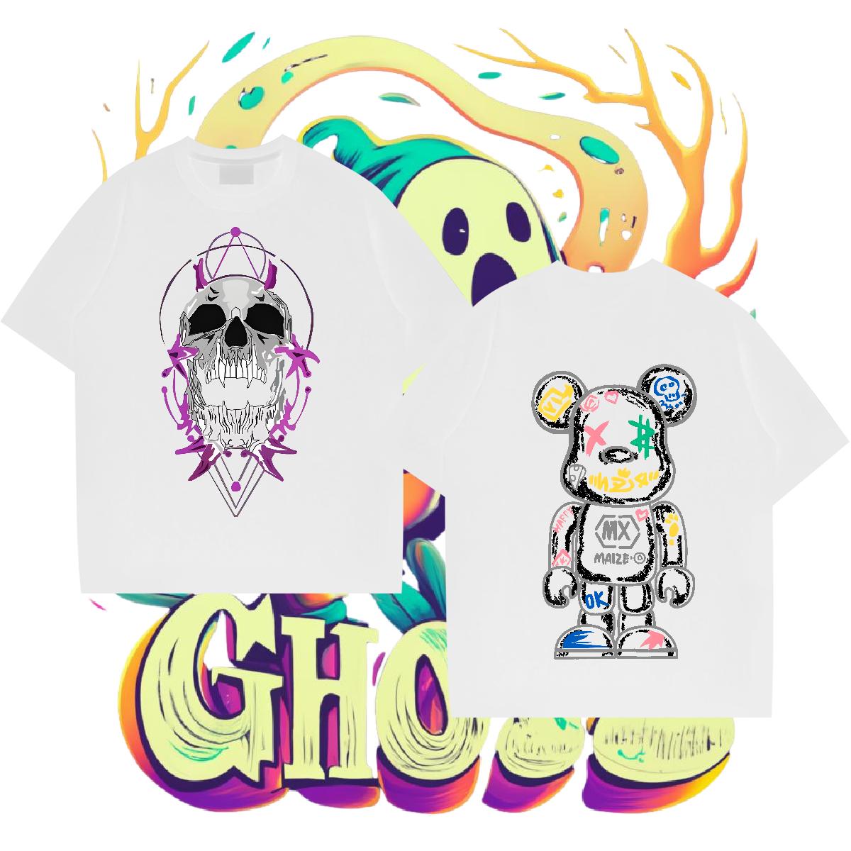 Fashion Designer T-Shirts for Men Custom Print Oversized Men Clothes T-Shirt Casual Beach 180g Cotton High Quality Top Tees