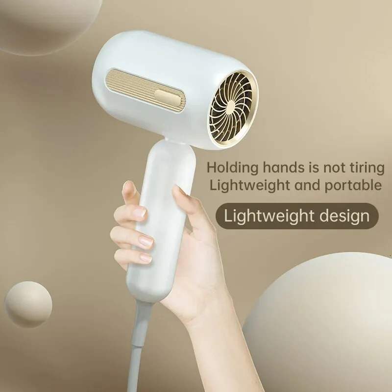 Professional Ionic Hair Dryer Powerful Quick Drying Hair Dryer Low Noise Hair Care Thermostat Portable Hair Dryers Accessories 240530