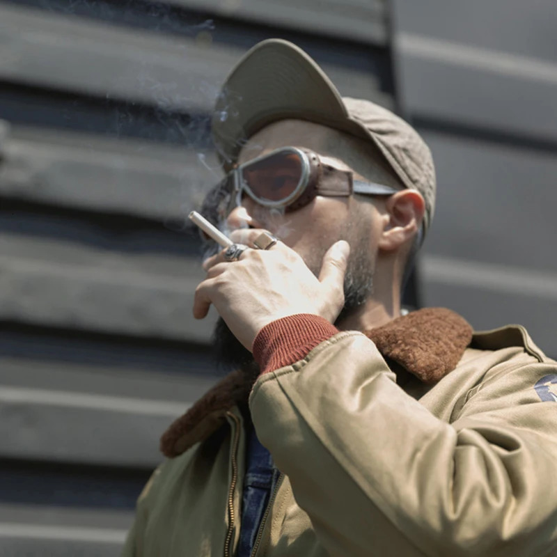 Bronson WWII USAAF A-3 Mechanics Cap Vintage Style Baseball Hat For Men Amekaji 240528