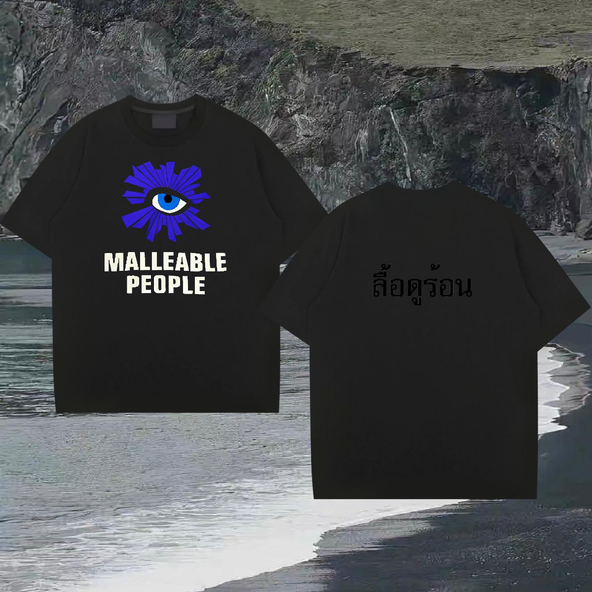 Classic T-Shirts Cartoon Printing S-3XL Mens Tshirts High Street Hip Hop Crew Neck Cotton Loose Tee Shirt