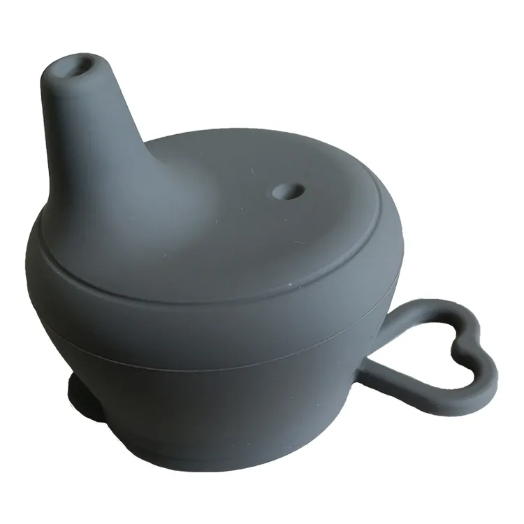 Silicone Spill Proof Cup Cover for Baby BPA Free Sippy Cup Safe Mug Lid Straw Cover Anti choke ZZ