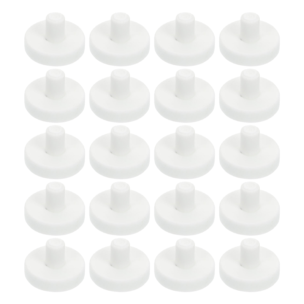 20 Pcs Fish Tank Coral Base Decoration Nurture Supplies Frag Plug Reproduction Ceramics Aquarium Support