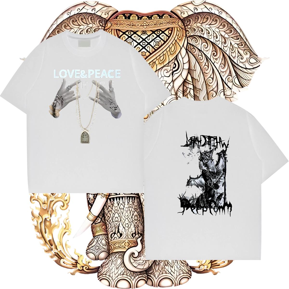 Wholesale T shirt Oversized Tshirt for Man Woman Outdoor 180g Cotton Loose Tees Shirts