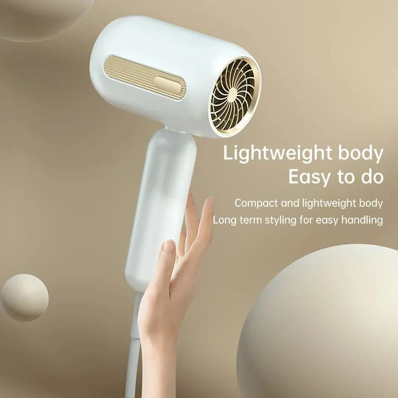 Professional Ionic Hair Dryer Powerful Quick Drying Hair Dryer Low Noise Hair Care Thermostat Portable Hair Dryers Accessories 240530