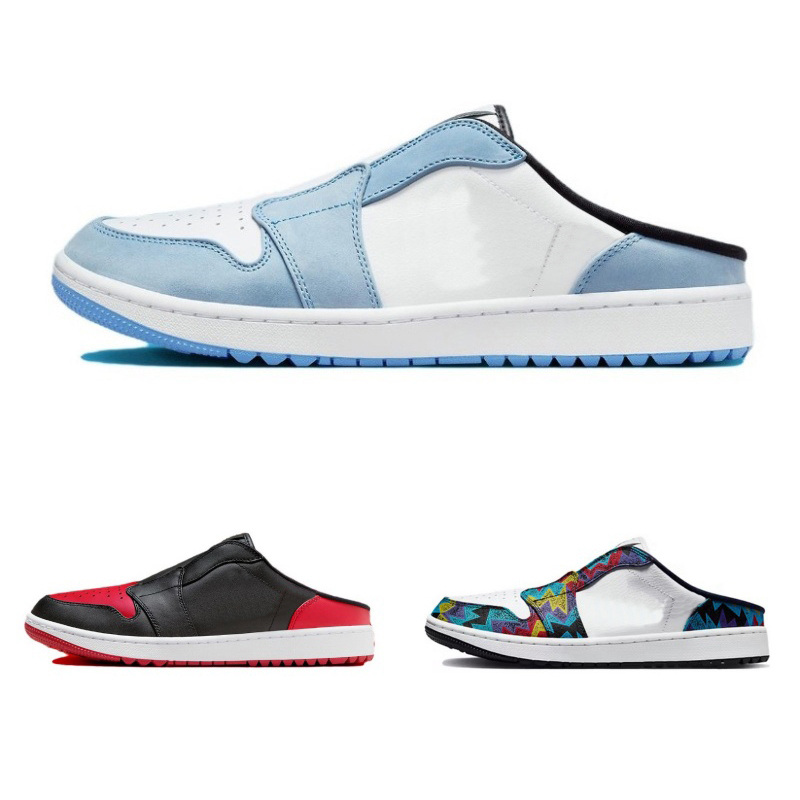 2024 1 1s Mule Golf University Blue Bred Nothing But Net Running Shoes 1.0 Men Women Sports Sneakers 36-45
