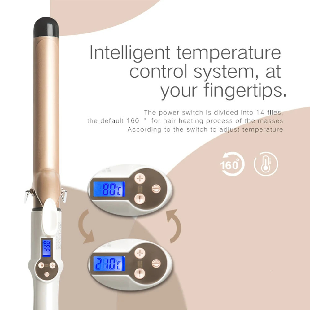 Ceramic Barrel Hair Curlers Automatic Rotating Curling Iron For Hair Iron Curling Wands Waver Hair Styling Appliances 240530