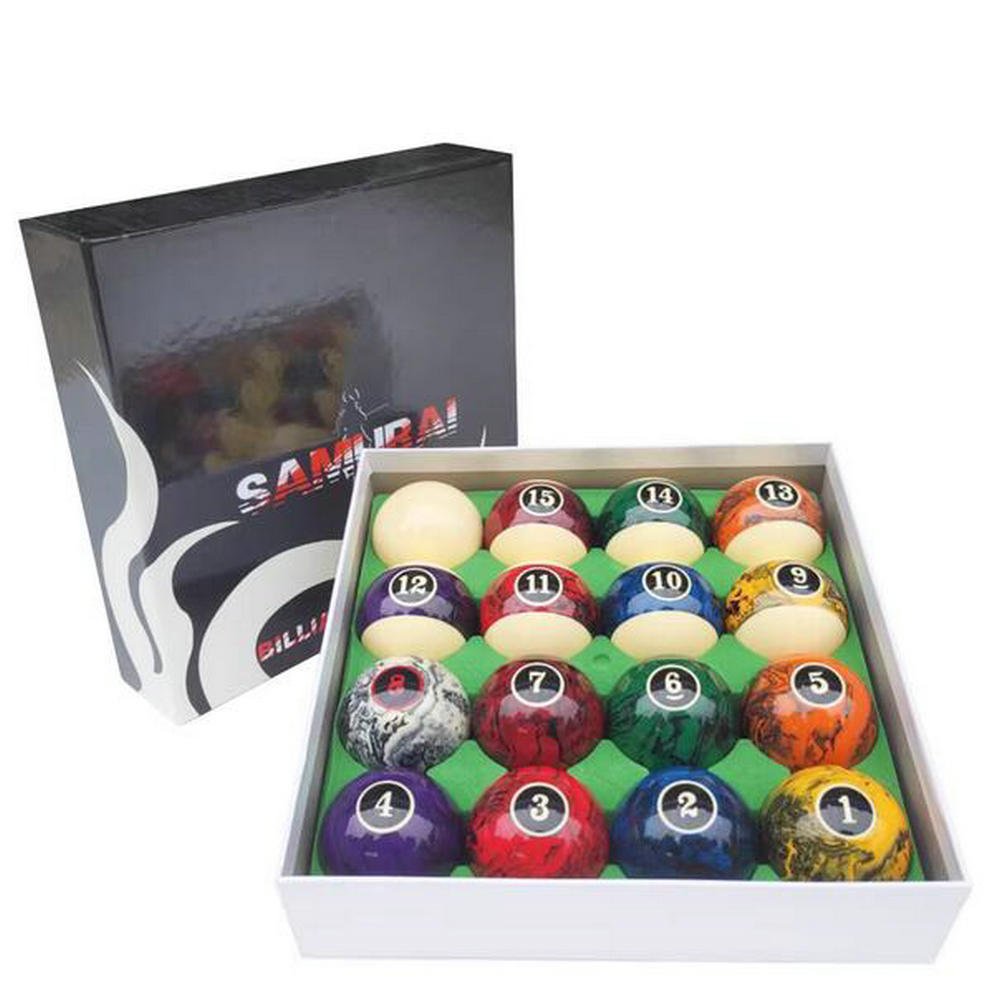 SAMURAI Dreamer TOURNAMENT Phenolic Resin Billiard Pool Ball Complete Set 2-1/4"