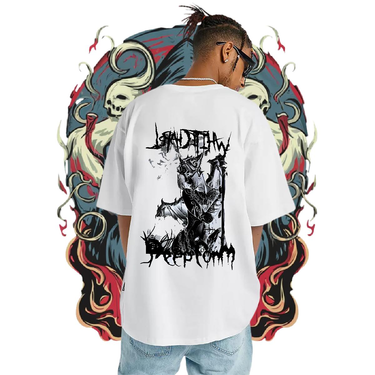 Casual New T-Shirts for Men Black White Men Tops Tees Home Outdoor Breathable Short Sleeve Classic Clothes