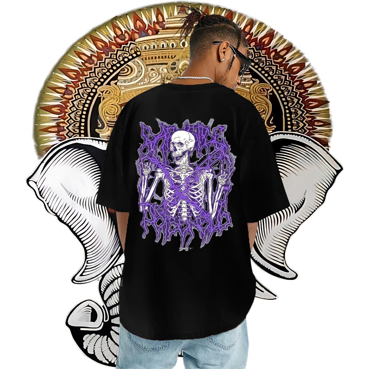 Casual New T-Shirts Custom Printing Men Clothes T-Shirt Beach Crew Neck Cotton Breathable Loose Fit Tees