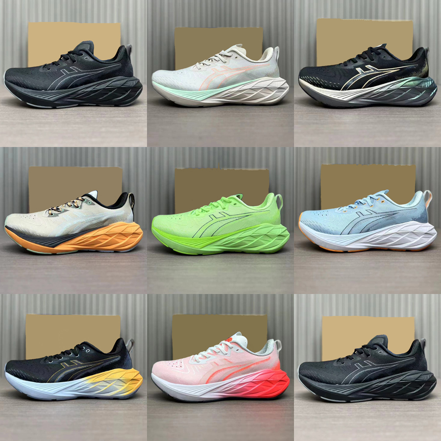 Men Running Shoes K26 N25 Novablast 4.0 Quantum Design Sneaks Triple Black White Pure Si Pale Mint Fashion Japan Outdoor Mens Trains Womens Sports