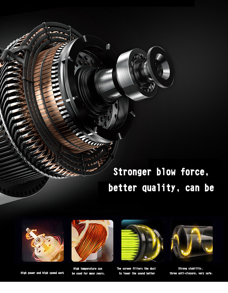 Dual Motor High Power Thermostat Adjustable Pet Special Water Blowing Machine Hair Dryer