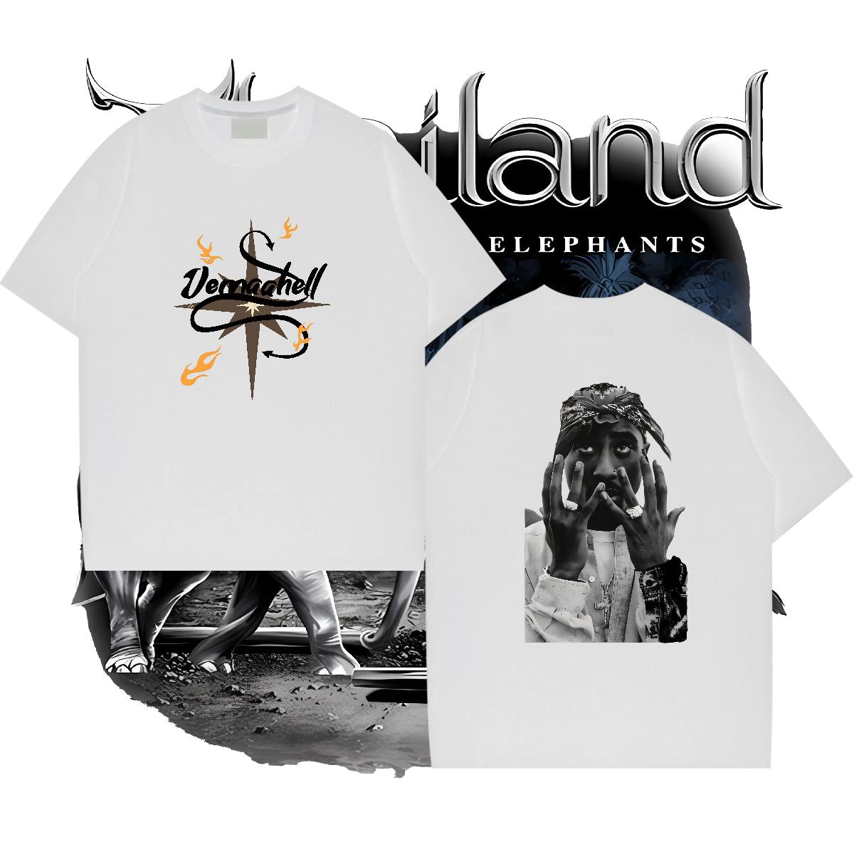 Custom Men T Shirts White Plus Size Mens Tshirts Summer Casual O-Neck Short Sleeve Cotton Popular Tee Shirt