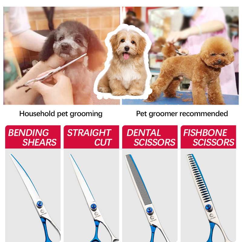 High Quality Animal Hair Pet Trimming Shears Dog Grooming Thinning Scissors Manufacturers