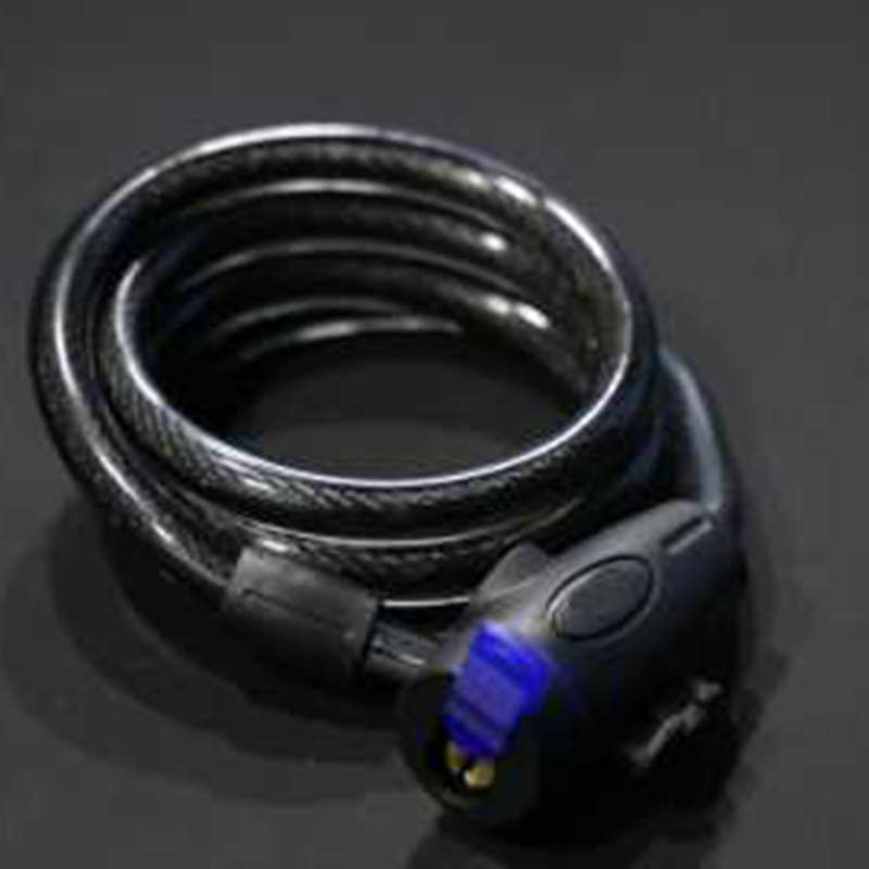 Heavy Duty Steel Cable Bicycle Lock - Anti-Theft Ring Security for Mountain Bike & Motorcycles