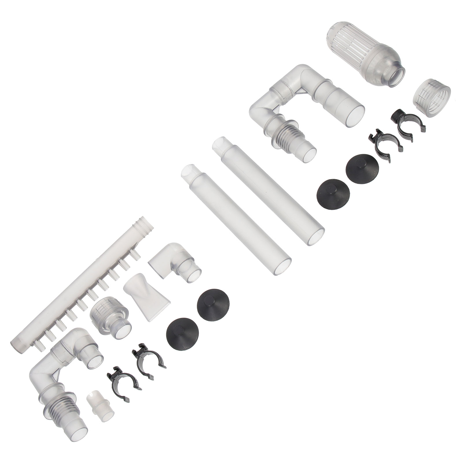 Plumbing Fittings Water Hose Filter Inflow Fish Tank Tube Suite Aquarium Outflow Abs Wave Maker for Work Tubing External