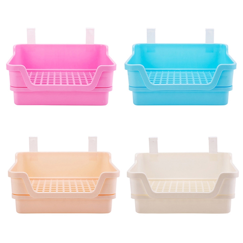 Extra Large Rabbit Litter Box Trainer Rabbit Toilet Small Animal Potty Bunny Litter Pan Box for Adult Guinea Pig Rats Chinchilla