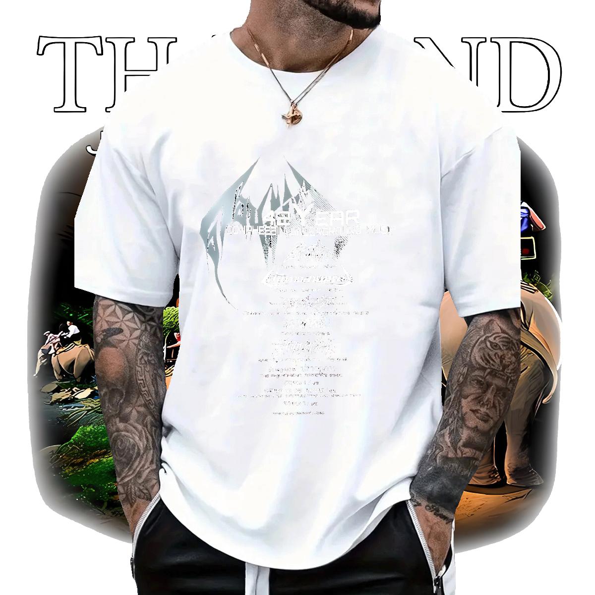 Fashion Design T Shirt For Man Plus Size Custom Couples T Shirts Casual Beach Short Sleeve Cotton O-Neck 5A Tshirts