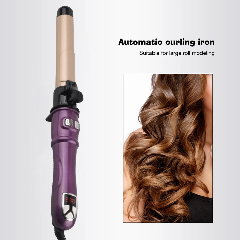28/32mm Hair Curler Automatic Electric Hair Curler Curls Fast Heating Plastic Handle Prevent Winding for Hair Styling Appliances 240530