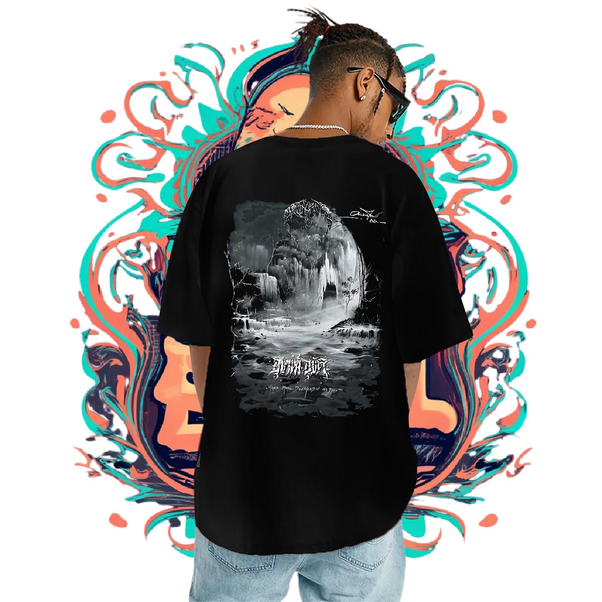 Classic T-Shirts DIY Printed Men Clothes T-Shirt Casual Beach Short sleeve Cotton Soft 5A Clothes