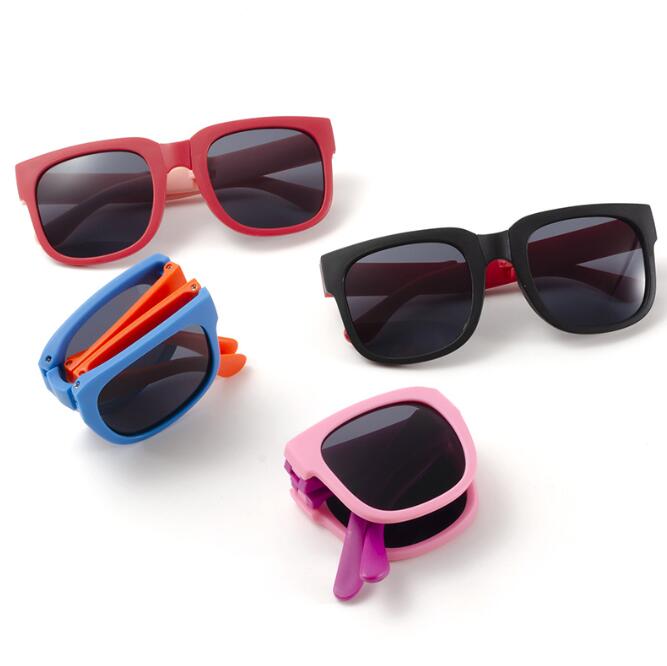 New Fashion Fold Kids Sunglasses Children Polarized Sun Boys Girls Glasses Protection Baby Eyewear UV400 Z260305