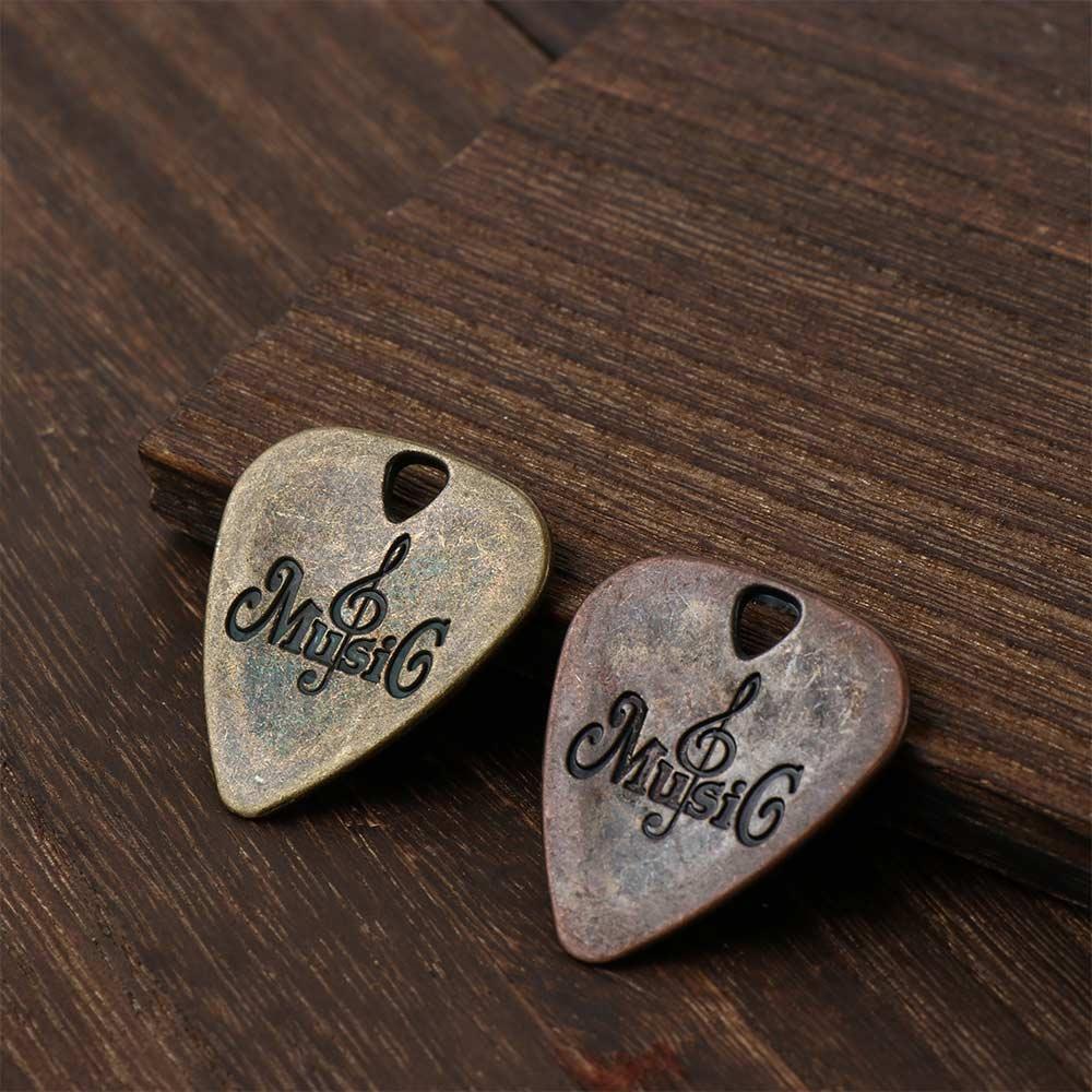 Stringed Instruments Musical Instruments Guitar Parts and Accessories Metal Guitar Pick Guitar Pick Plectrum Zinc Alloy Pick