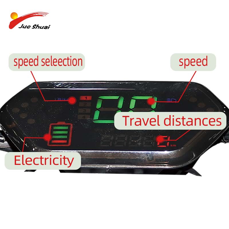 Jueshuai LCD 60V E-bike E-scooter X60 Display 2 in 1 Dashboard Control Panel for Electric Bike Bicycle Scooter E-bike Scooter