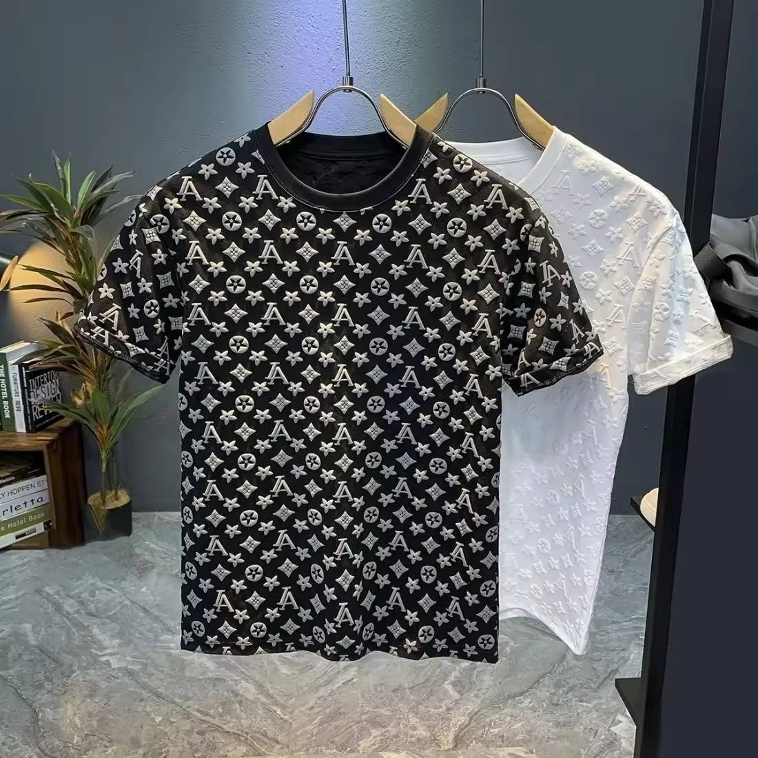 Mens T-shirt Soules courtes Summer 2 Couleurs Shirts Hommes T-T-T-T-T-T-T-T-T-shirt T-shirt T-shirt M-4xl